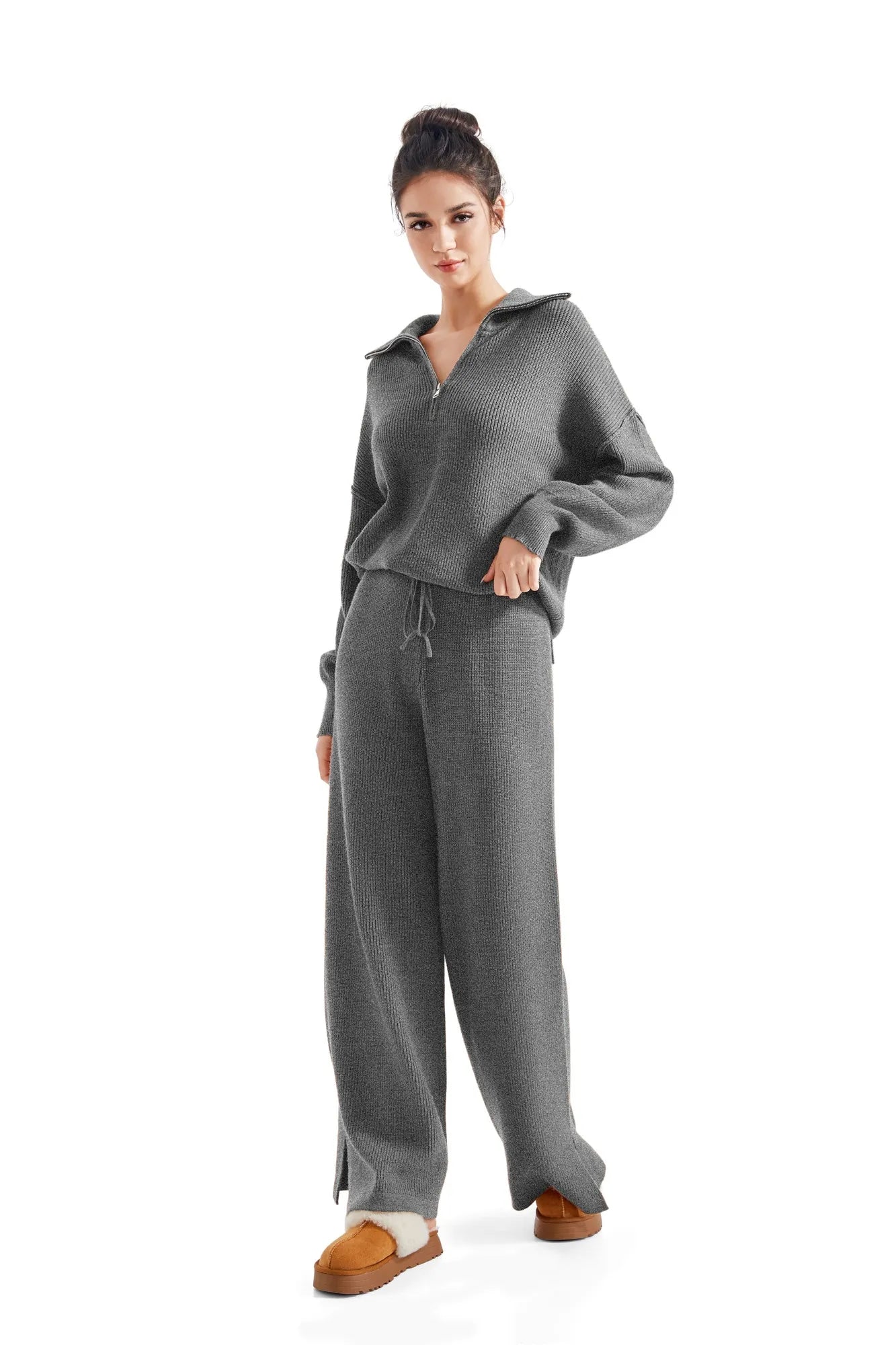 Cloud Knit Oversized Lounge Set-SUUKSESS-SUUKSESS