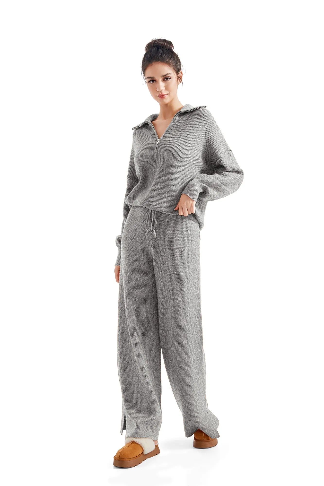 Cloud Knit Oversized Lounge Set-SUUKSESS-SUUKSESS