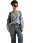 Knit Off Shoulder Sweater Shirts-Clothing-SUUKSESS-SUUKSESS