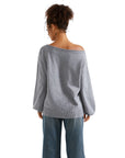 Knit Off Shoulder Sweater Shirts-Clothing-SUUKSESS-SUUKSESS