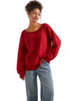 Knit Off Shoulder Sweater Shirts-Clothing-SUUKSESS-SUUKSESS