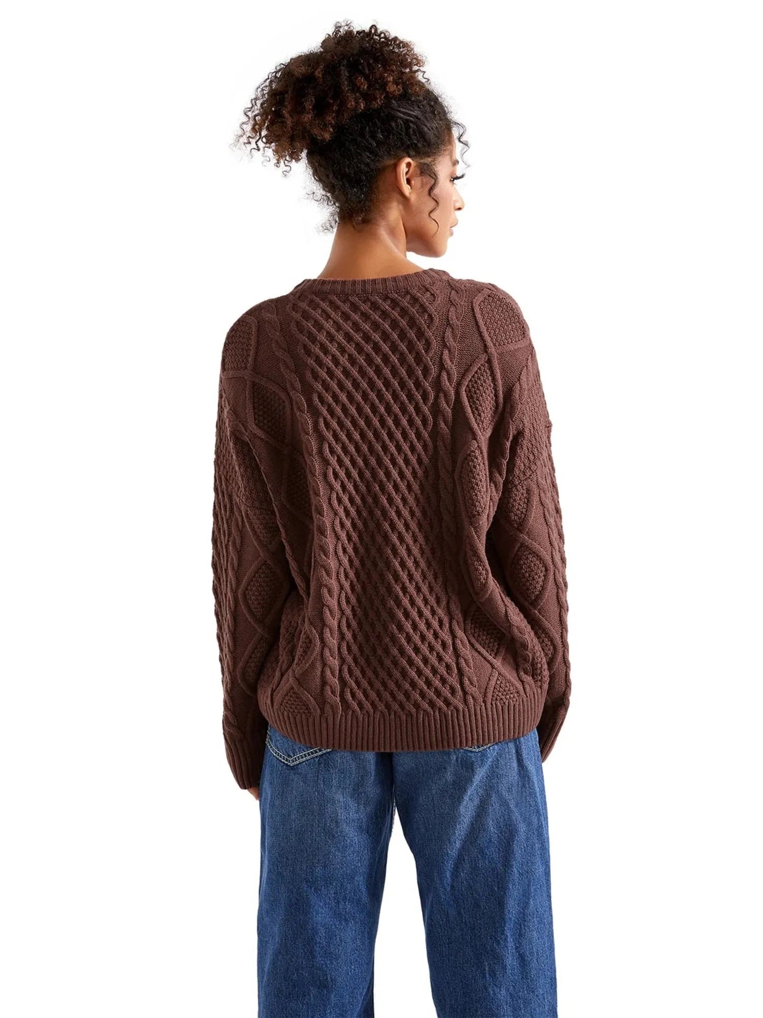 Cable Knit Sweater-Clothing-SUUKSESS-SUUKSESS