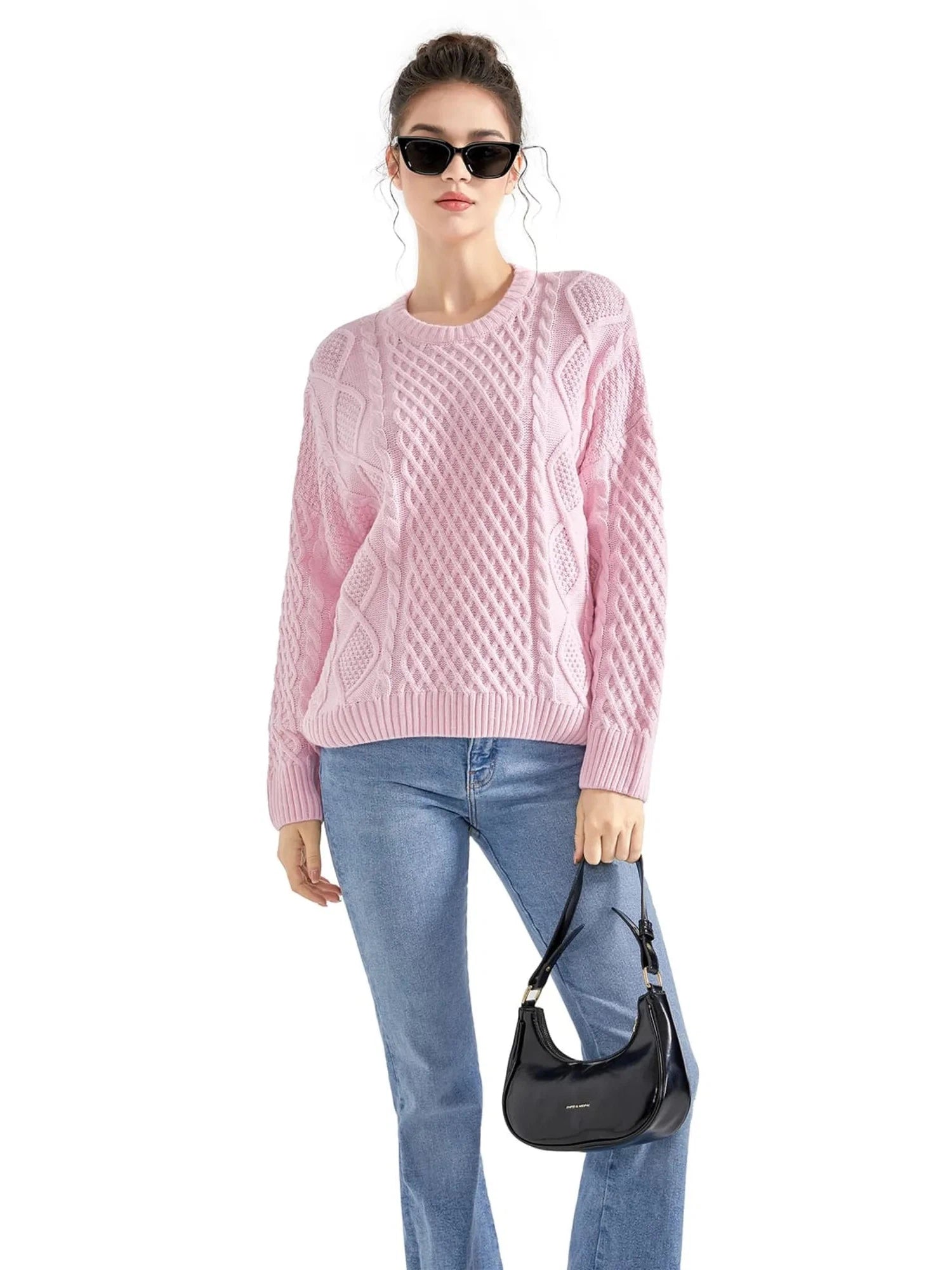 Cable Knit Sweater-Clothing-SUUKSESS-SUUKSESS