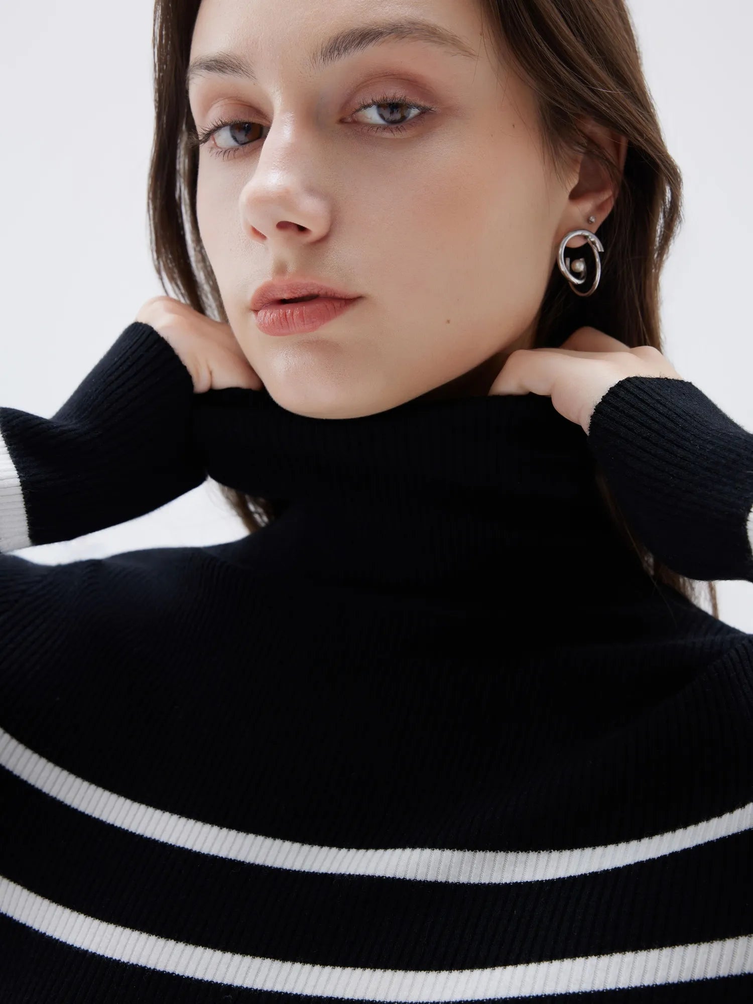 SUUKSESS Women Turtleneck Cashmere Sweater Long Sleeve Shirts Fall Basic Thermal Tops Winter Clothes-SUUKSESS-SUUKSESS