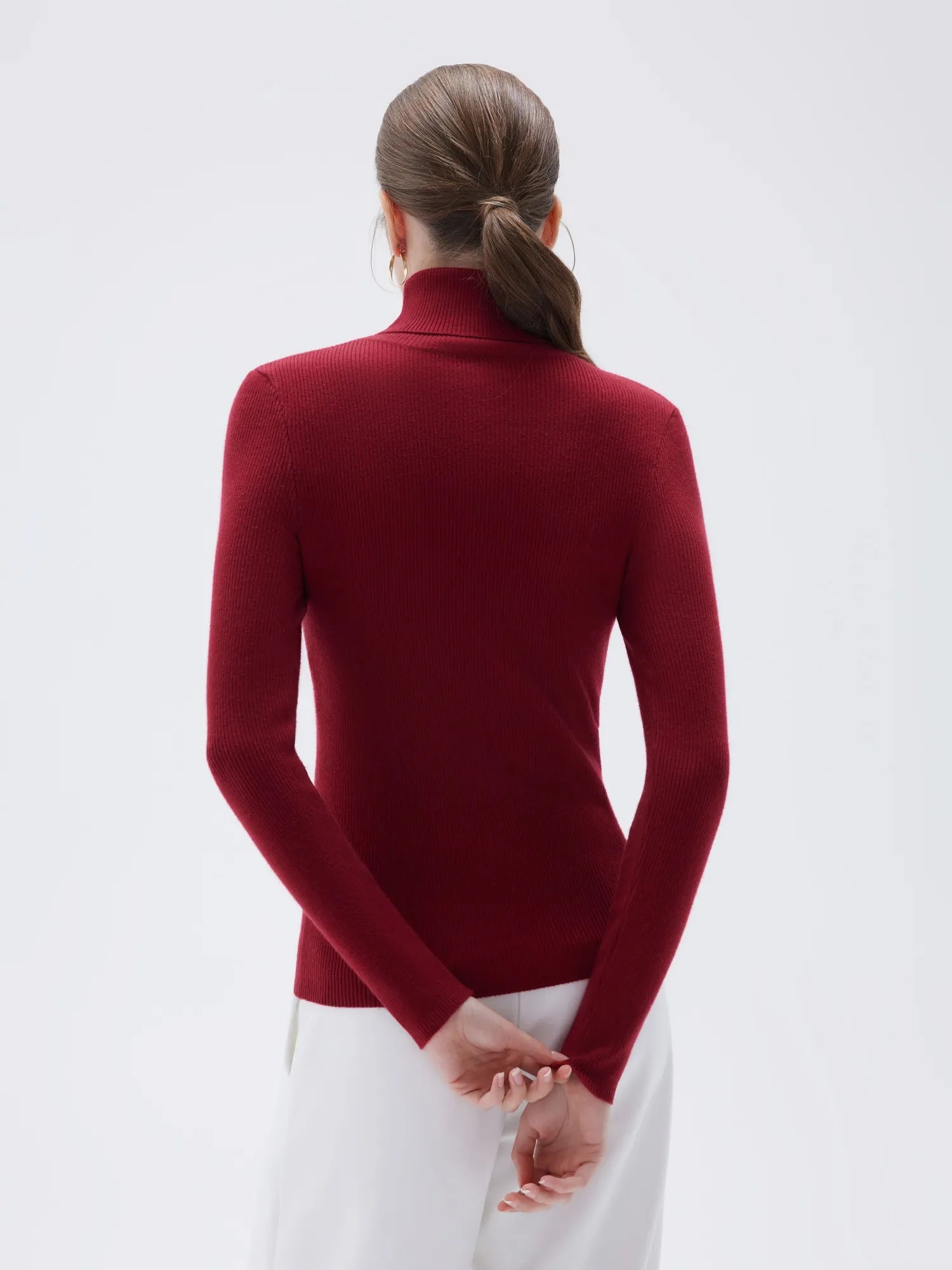SUUKSESS Women Turtleneck Cashmere Sweater Long Sleeve Shirts Fall Basic Thermal Tops Winter Clothes-SUUKSESS-SUUKSESS