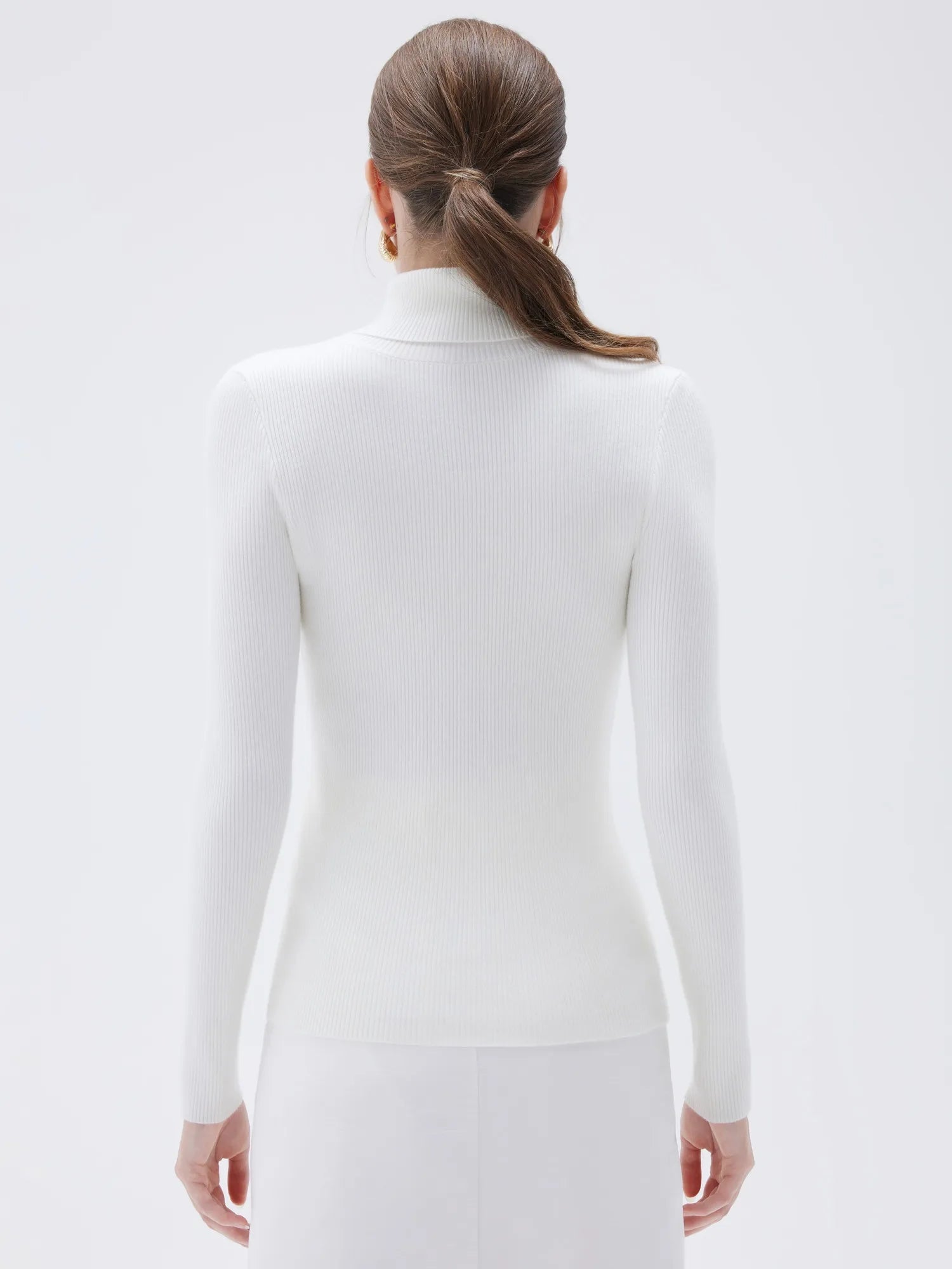 SUUKSESS Women Turtleneck Cashmere Sweater Long Sleeve Shirts Fall Basic Thermal Tops Winter Clothes-SUUKSESS-SUUKSESS