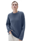 Cashmere Oversized Crew Neck Sweater