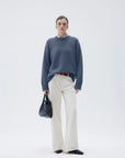 Cashmere Oversized Crew Neck Sweater
