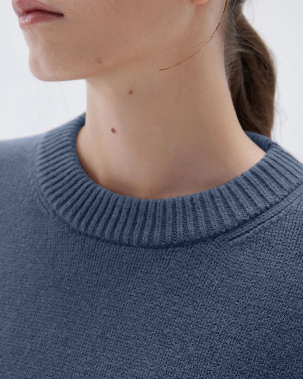 Cashmere Oversized Crew Neck Sweater