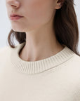 Cashmere Oversized Crew Neck Sweater