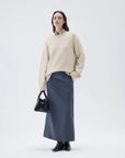 Cashmere Oversized Crew Neck Sweater