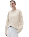 Cashmere Oversized Crew Neck Sweater