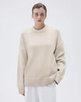 Cashmere Oversized Crew Neck Sweater