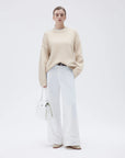 Cashmere Oversized Crew Neck Sweater