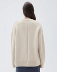 Cashmere Oversized Crew Neck Sweater