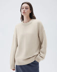 Cashmere Oversized Crew Neck Sweater