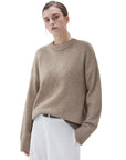 Cashmere Oversized Crew Neck Sweater