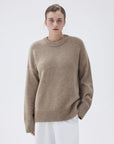 Cashmere Oversized Crew Neck Sweater