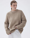 Cashmere Oversized Crew Neck Sweater