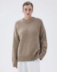Cashmere Oversized Crew Neck Sweater