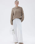 Cashmere Oversized Crew Neck Sweater