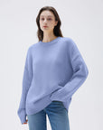 Cashmere Oversized Crew Neck Sweater