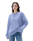Cashmere Oversized Crew Neck Sweater