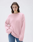 Cashmere Oversized Crew Neck Sweater