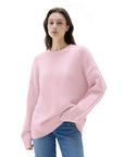 Cashmere Oversized Crew Neck Sweater