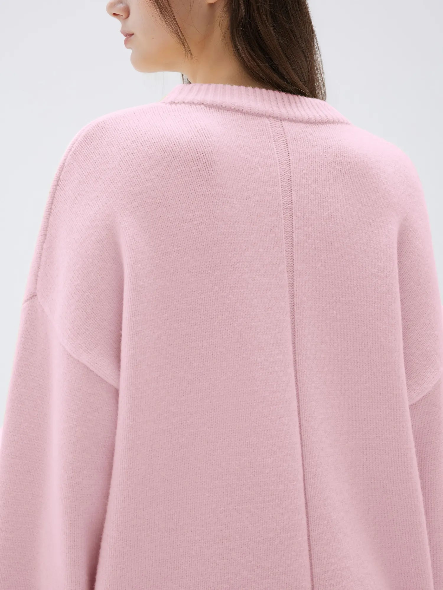 Cashmere Oversized Crew Neck Sweater