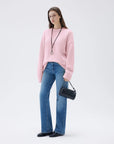 Cashmere Oversized Crew Neck Sweater