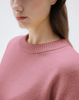 Cashmere Oversized Crew Neck Sweater