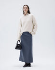 Cashmere Oversized Crew Neck Sweater