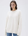 Cashmere Oversized Crew Neck Sweater