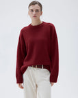 Cashmere Oversized Crew Neck Sweater