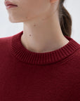 Cashmere Oversized Crew Neck Sweater