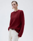 Cashmere Oversized Crew Neck Sweater