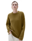 Cashmere Oversized Crew Neck Sweater