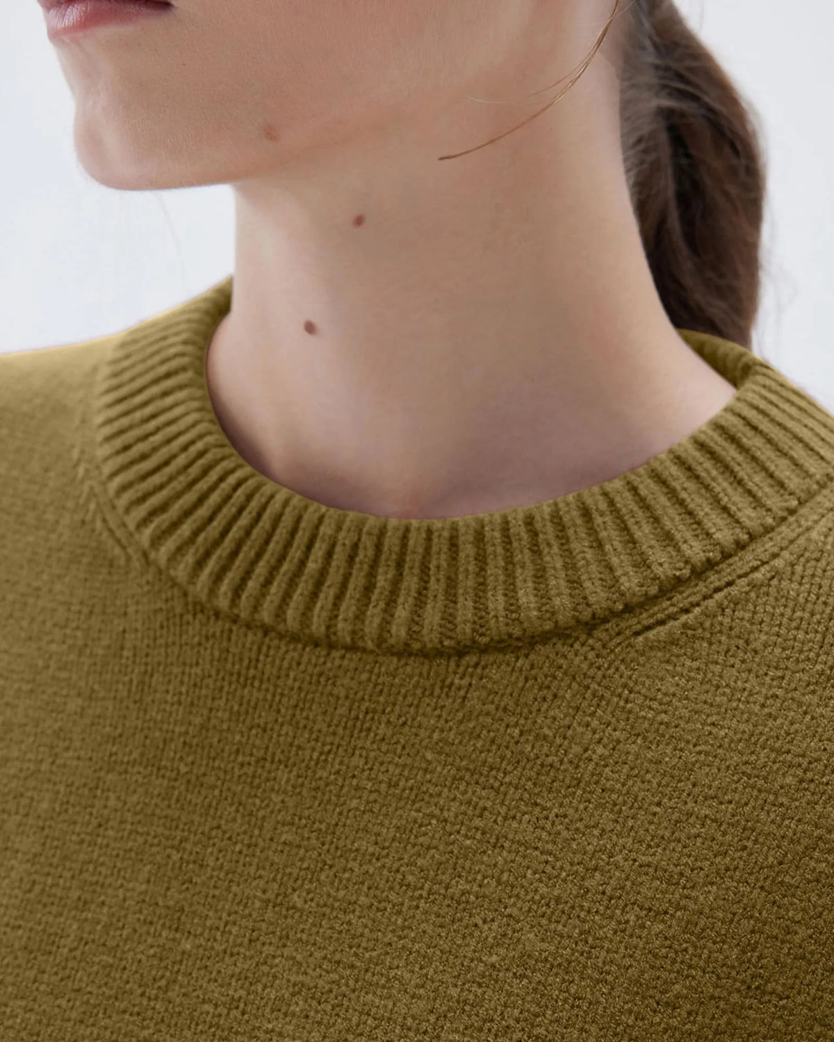 Cashmere Oversized Crew Neck Sweater