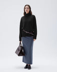 SUUKSESS Women Cashmere Oversized Chunky Turtleneck Pullover Sweater Long Sleeve Knit Jumper Tops-SUUKSESS-SUUKSESS