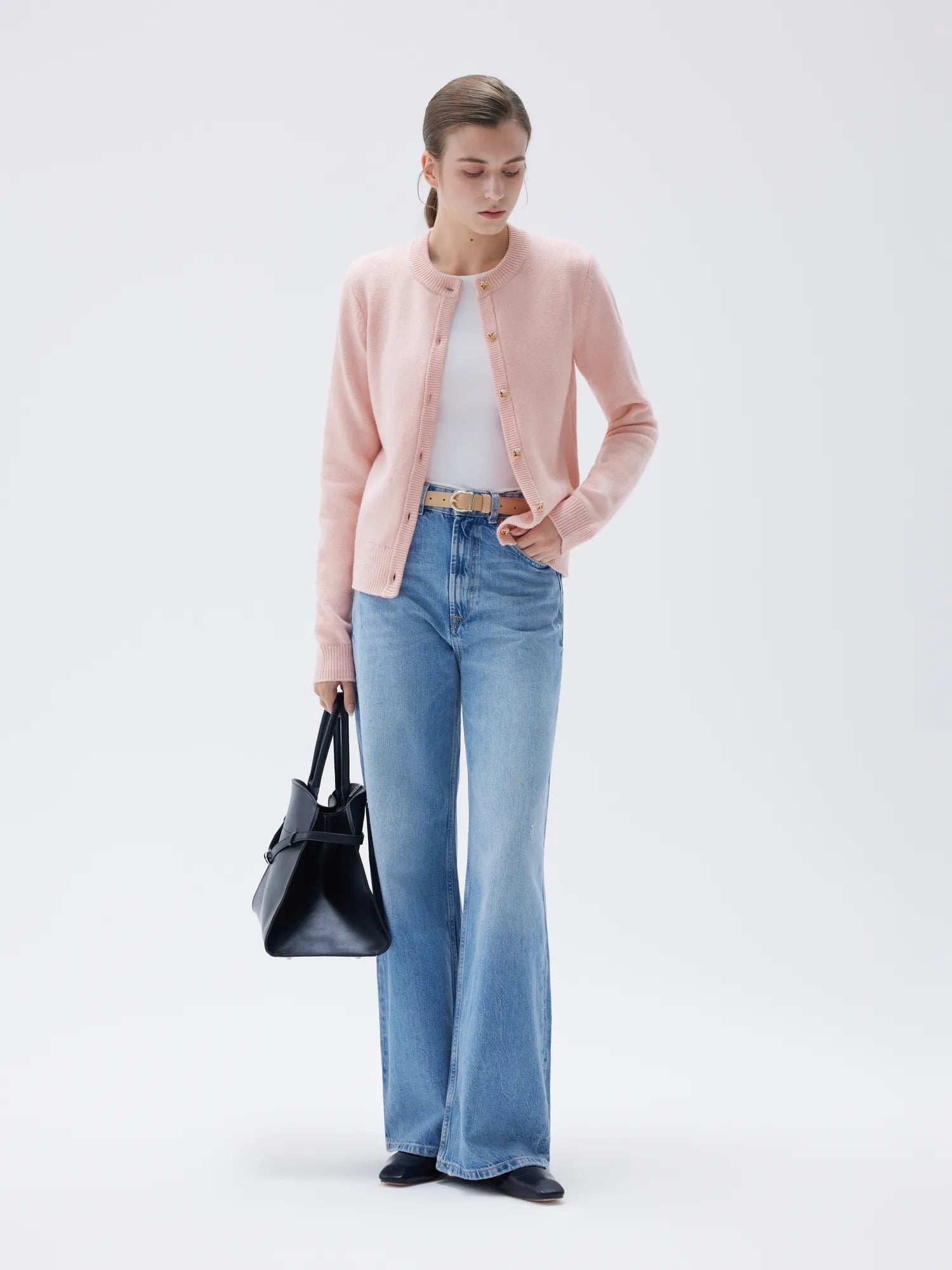 SUUKSESS Women Chunky Cashmere Cardigan Sweaters Trendy Fall Fashion Button Up Long Sleeve Knit Outfits-SUUKSESS-SUUKSESS