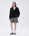 SUUKSESS Women Chunky Knit Cashmere Sweaters Zip up Oversized Hoodies Cardigan with Pockets Long Sleeve Fall Outerwear-SUUKSESS-SUUKSESS