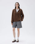 SUUKSESS Women Chunky Knit Cashmere Sweaters Zip up Oversized Hoodies Cardigan with Pockets Long Sleeve Fall Outerwear-SUUKSESS-SUUKSESS