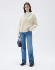SUUKSESS Women Chunky Knit Cashmere Sweaters Zip up Oversized Hoodies Cardigan with Pockets Long Sleeve Fall Outerwear-SUUKSESS-SUUKSESS