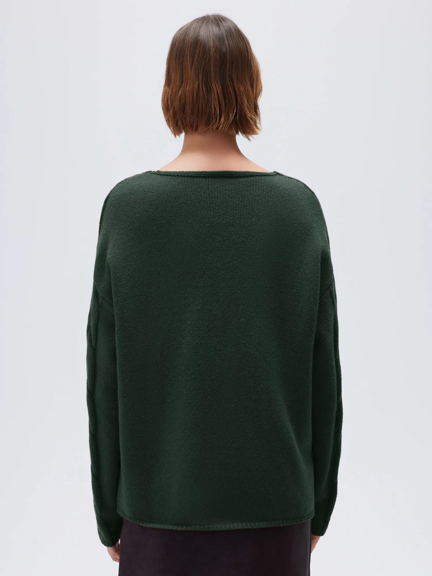 Cashmere V Neck Cable Sweaters