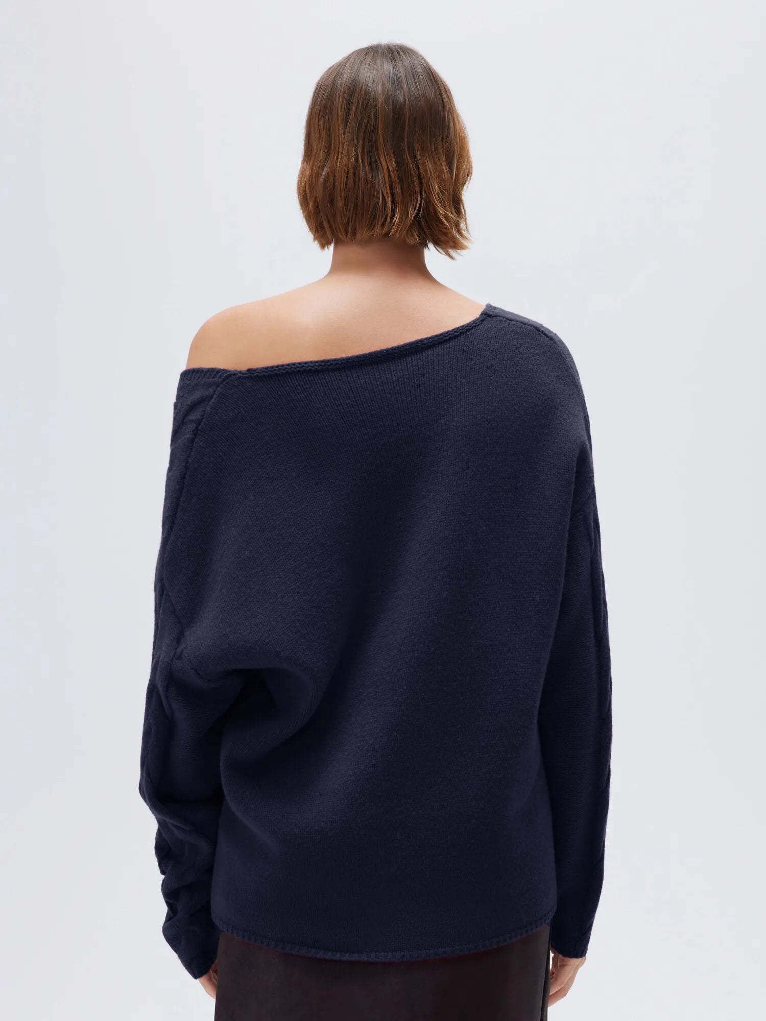 Cashmere V Neck Cable Sweaters