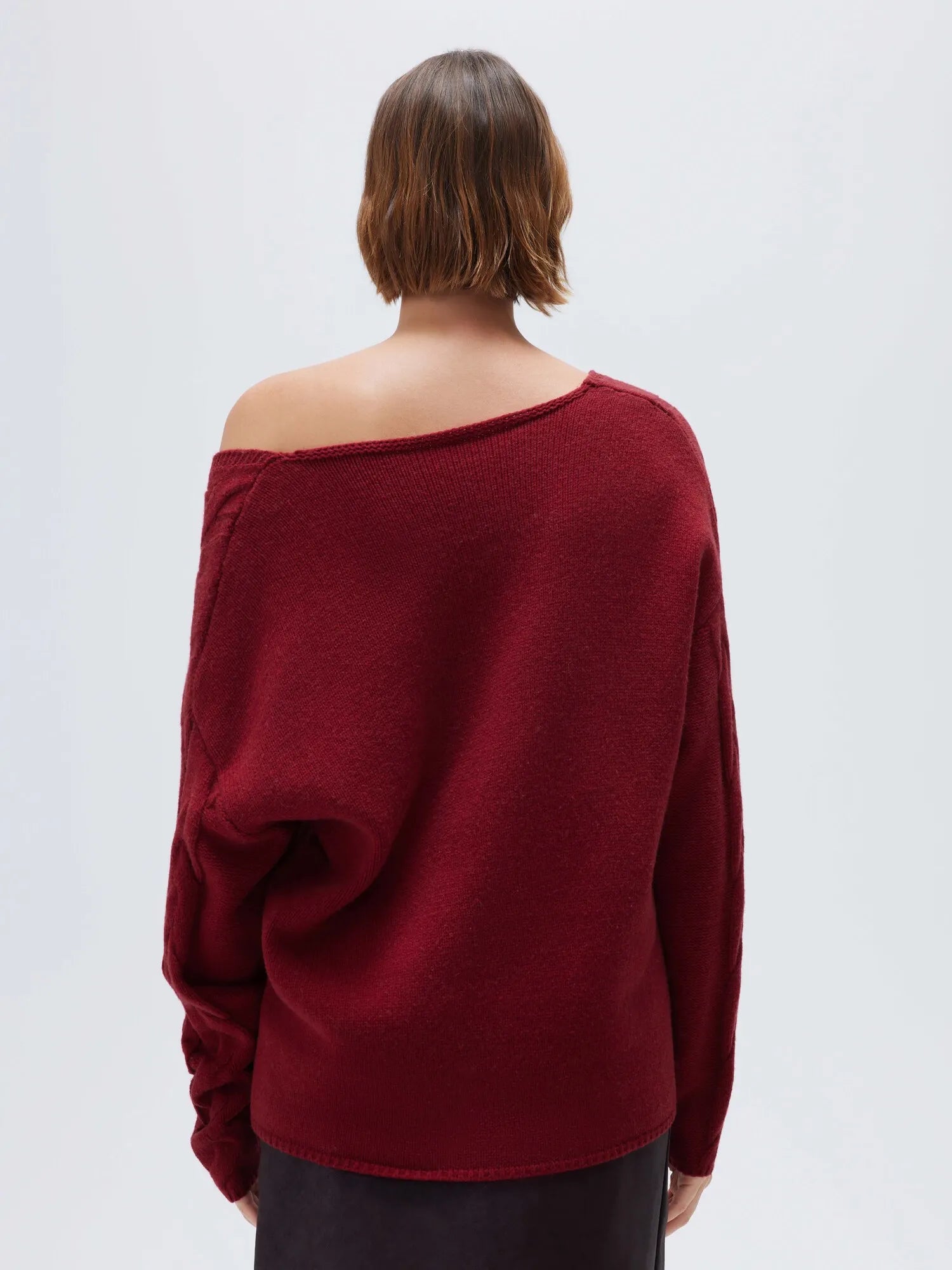 Cashmere V Neck Cable Sweaters