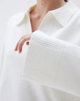 SUUKSESS Women Cashmere Oversized V Neck Pullover Sweaters Long Sleeve Collared Knit Jumper Tops-SUUKSESS-SUUKSESS