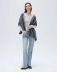 SUUKSESS Women Cashmere Knit Poncho Shrug Bolero Lightweight Shawl Wraps Pullover Sweater-SUUKSESS-SUUKSESS