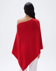 SUUKSESS Women Cashmere Knit Poncho Shrug Bolero Lightweight Shawl Wraps Pullover Sweater-SUUKSESS-SUUKSESS